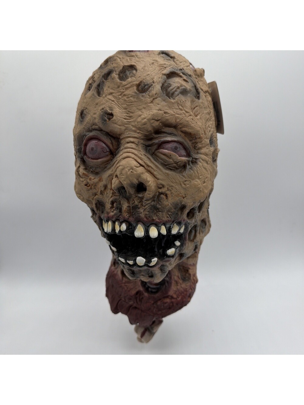 Beheaded zombie head Halloween prop scary skull Decoration